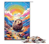 Puzzle da 1000 pezzi per adulti Ricci nel cratere circondato da schizzi Idee regalo per giocattoli educativi intellettuali decompressivi 75x50 cm