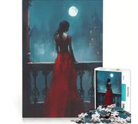 Puzzle da 1000 pezzi per adulti "Ricordi al chiaro di luna" gioco educativo difficile regalo di compleanno e unico 38x52cm