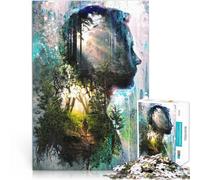Puzzle da 1000 pezzi per adulti Ricordi della foresta per il giocattolo di sfida del gioco educativo perché è ideale come regalo per tutta la famiglia 52x38cm