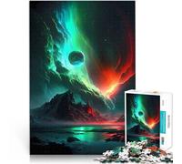 Puzzle da 1000 pezzi per adulti Riflessi ghiacciati dell'aurora giocattoli educativi per l'apprendimento Decorazione perfetta 70x100cm