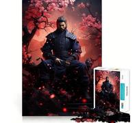 Puzzle da 1000 pezzi per adulti,rilassante,con tema samurai giapponesi,gioco di incastro,divertente e stimolante,ideale come regalo di Natale o per il tempo libero (38x52cm)