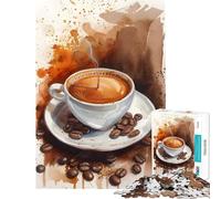 Puzzle da 1000 pezzi per adulti rilassante perfetto per una pausa caffè gioco intellettuale educativo divertente e spiritoso ideale come regalo di compleanno (dimensioni 38x26cm)