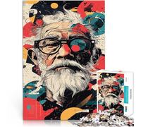 Puzzle da 1000 pezzi per adulti Ritratto astratto di un uomo anziano Antistress Sfida difficile offerte come regali per tutta la famiglia 50x70cm
