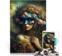 Puzzle da 1000 pezzi per adulti Ritratto della foresta delle fate giochi divertenti per famiglie perché è ideale come regalo per tutta la famiglia 38x26cm