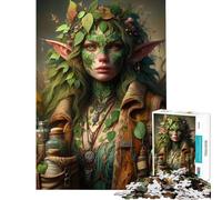 Puzzle da 1000 pezzi per adulti ritratto della foresta delle fate puzzle per adolescenti gioco rompicapo un'opera d'arte gioco stimolante regalo (dimensioni 50x75cm)