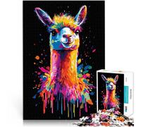 Puzzle da 1000 pezzi per adulti Ritratto di lama colorato Gioco impegnativo e gioco in famiglia Giocattoli per la decorazione della casa 50x70cm
