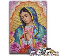 Puzzle da 1000 pezzi per adulti Ritratto di Maria la Madre, giocattoli per l'intrattenimento della famiglia, ideali come regali per tutta la famiglia per 14+ 26X38CM
