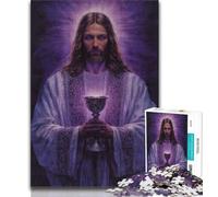 Puzzle da 1000 pezzi per adulti, Ritratto di Maria, la Madre, sfida difficile antistress, ideale come regalo per tutta la famiglia, 38x26cm