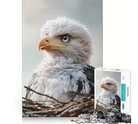 Puzzle da 1000 pezzi per adulti,ritratto di un'aquila,taglio preciso,gioco di logica,divertimento per il tempo libero,compleanno,gioco artistico (50x75cm)