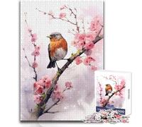 Puzzle da 1000 pezzi per adulti Robin Hood Birds Goditi ore di relax tranquille e accoglienti Taglio netto e durevole Giocattolo artigianale Dimensioni: 50x75cm
