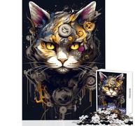 Puzzle da 1000 pezzi per adulti robot gatto giocattolo educativo regalo di compleanno per gioco educativo difficile e impegnativo dimensioni 38x52cm