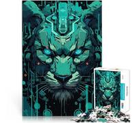 Puzzle da 1000 pezzi per adulti Robot Tigre Aiuta il cervello ad allenare i giocattoli che creano dipendenza per coltivare la pazienza Idee regalo 52x38cm