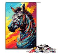 Puzzle da 1000 pezzi per adulti Robot Zebra di Splatters Molti puzzle spessi e colorati con nuvole ideali come regalo per tutta la famiglia 1000 pezzi