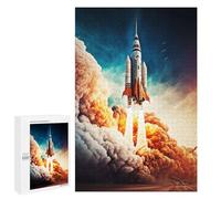 Puzzle da 1000 pezzi per adulti, Rocket Launch Future, giocattolo puzzle per adulti, decorazione da parete, analisi e logica, impegnativo da risolvere, 1000 pezzi