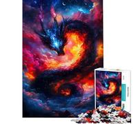 Puzzle da 1000 pezzi per adulti rompicapo Drago Cosmico gioco di logica decorazione da parete regalo per amici e familiari (dimensioni 50x75cm)