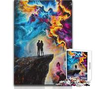 Puzzle da 1000 pezzi per adulti, rompicapo per osservare la nebulosa astratta, giochi per famiglie, vacanze a casa, ottimo regalo, dimensioni 38x52cm