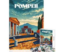 Puzzle da 1000 pezzi per adulti Rovine di Pompei Giocattoli antistress Regali di compleanno per gioco educativo Adatto per la decorazione della scrivania Dimensioni 50x75cm