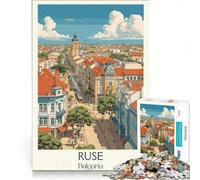 Puzzle da 1000 pezzi per adulti, Ruse Little Vienna, gioco rompicapo, antistress, ogni pezzo è unico 50x75cm