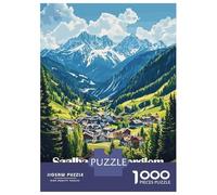 Puzzle Da 1000 Pezzi Per Adulti Saalbach Hinterglemm Austria Puzzle Gioco Rompicapo Decorazione Per La Casa Regali Unici Per Compleanno E Natale 70x50cm/1000pcs