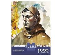 Puzzle Da 1000 Pezzi Per Adulti Saint Anthony of Padua Puzzle Per Adolescenti Gioco Rompicapo Migliora La Memoria Sfida Educativa 70x50cm/1000pcs