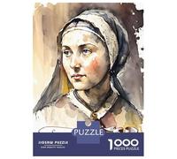 Puzzle Da 1000 Pezzi Per Adulti Saint Bernadette Soubirous Puzzle Gioco Rompicapo Decorazione Per La Casa Regali Unici Per Compleanno E Natale 52x38cm/1000pcs