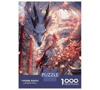 Puzzle Da 1000 Pezzi Per Adulti Sakura Anime Girl Dragon Puzzle Per Adulti Gioco Per Famiglie Regali Per Donne Regali Unici Per Compleanno E Natale 70x50cm/1000pcs