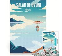 Puzzle da 1000 pezzi per adulti, Salar de Uyuni, Bolivia, gioco rompicapo, antistress, ogni pezzo è unico 50x75cm
