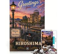 Puzzle da 1000 pezzi per adulti "Saluti da Hiroshima", gioco educativo, difficile e stimolante, collezione d'artista, belle arti 38x26cm
