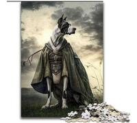 Puzzle da 1000 pezzi per adulti Samurai Alano in legno, perfetto regalo di Natale e Capodanno, regalo di festa 50x75cm per gioco interattivo per famiglie