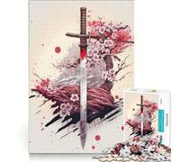 Puzzle da 1000 pezzi per adulti, samurai antichi, gioco impossibile, sfida difficile, per rafforzare l'amore tra le coppie 38x52cm