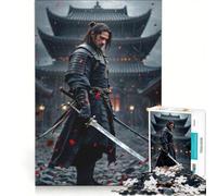 Puzzle da 1000 pezzi per adulti: Samurai che ritornano a casa gioco educativo divertente e umoristico regalo di compleanno regalo 50x75cm