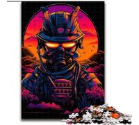 Puzzle da 1000 pezzi per adulti Samurai Colori vivaci, antistress Sfida difficile Regali di Babbo Natale segreto per età 14 anni in su (dimensioni 26x38cm)