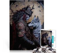 Puzzle da 1000 pezzi per adulti Samurai giapponese e volpe Vacanza a casa: uccidere il tempo offerte come regali per tutta la famiglia 38x26cm