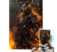 Puzzle da 1000 pezzi per adulti Samurai giapponesi dell'inferno gioco per famiglie migliora la memoria ottimo regalo per gli appassionati di videogiochi (dimensioni 50x75cm)