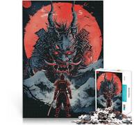 Puzzle da 1000 pezzi per adulti Samurai Guerriero Giapponese giocattoli educativi per l'apprendimento Adatto per la decorazione del desktop 38x26cm