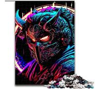 Puzzle da 1000 pezzi per adulti Samurai in legno, perfetto regalo di Natale e Capodanno, regalo di festa 50x75cm per gioco interattivo per famiglie