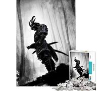 Puzzle da 1000 pezzi per adulti samurai inchiostro giapponese difficile e stimolante da assemblare gioco pratico adatto a persone dai 14 anni in su (38x26cm)