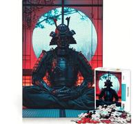 Puzzle da 1000 pezzi per adulti, Samurai Oscuri, Gioco educativo, Allena la mente e la mano, Collezione d'artista, Belle Arti 38x26cm