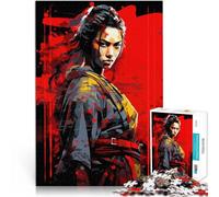 Puzzle da 1000 pezzi per adulti Samurai pop-art per il giocattolo di sfida del gioco educativo Adatto per la decorazione del desktop 75x50cm