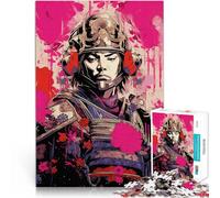 Puzzle da 1000 pezzi per adulti Samurai pop-art per il giocattolo di sfida del gioco educativo Regalo di compleanno, regali, arte murale 70x100cm