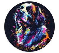 Puzzle da 1000 pezzi per adulti San Bernardo, puzzle da 1000 pezzi, attività per la casa per feste, compleanni e serate di giochi in famiglia, 67,5x67,5 cm