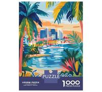 Puzzle Da 1000 Pezzi Per Adulti San Diego Cityscape Puzzle Gioco Rompicapo Regalo Per Donne Difficile E Stimolante 70x50cm/1000pcs