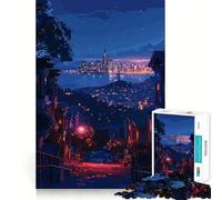 Puzzle da 1000 pezzi per adulti,San Francisco,California,pixel art,giunture lisce,divertimento,gioco di abilità mentale,gioco casual,compleanno,divertimento (50x75cm)