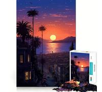 Puzzle da 1000 pezzi per adulti,San Francisco Evening Fine Joint Fun Smart Challenge Fun Quiet Game Time Birthday Hobby Gift (38x26cm)