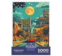 Puzzle Da 1000 Pezzi Per Adulti San Jose Night Scene Puzzle Per Adulti Gioco Pratico Analisi E Logica Difficile E Stimolante 52x38cm/1000pcs