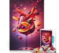 Puzzle da 1000 pezzi per adulti Sangria Splendor Fruit gioco manuale corsa di velocità con pezzi a incastro di forma casuale 50x75cm