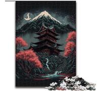 Puzzle da 1000 pezzi per adulti Santuario giapponese Puzzle da 1000 pezzi per adulti Fai da te Decorazione per la casa Gioco rompicapo per adolescenti Dimensioni 50X75cm