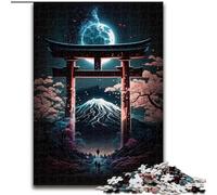 Puzzle da 1000 pezzi per adulti "Santuario sotto le stelle" in legno, perfetto per il divertimento in famiglia durante i compleanni, Natale, 50x75cm, coinvolgente attività di gioco per la famiglia