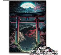 Puzzle da 1000 pezzi per adulti "Santuario sotto le stelle" in legno, regalo perfetto per bambini dai 14 anni in su, 50x75cm, stimolante e divertente, attività per famiglie