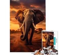 Puzzle da 1000 pezzi per adulti Savannahs Majesty gioco intellettuale gioco per famiglie assemblaggio di modelli ottimo regalo e giocattolo (dimensioni 38x52cm)